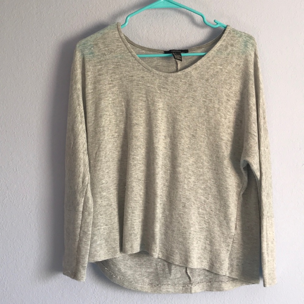 Grey Forever 21 Top